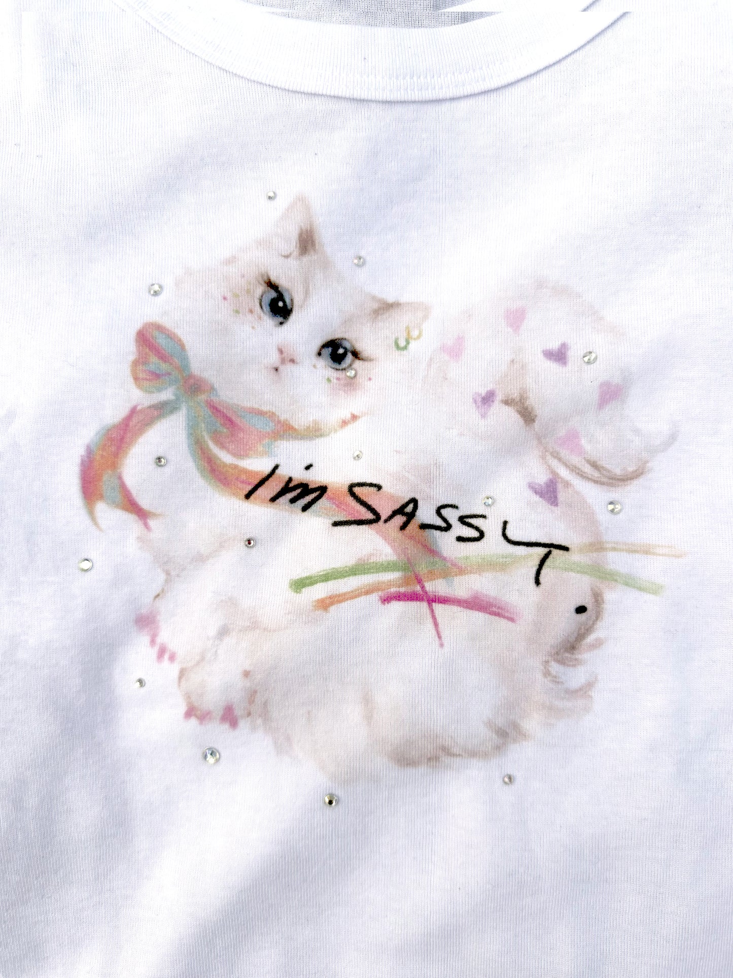 Sparkly Sassy Cat S/S Tee