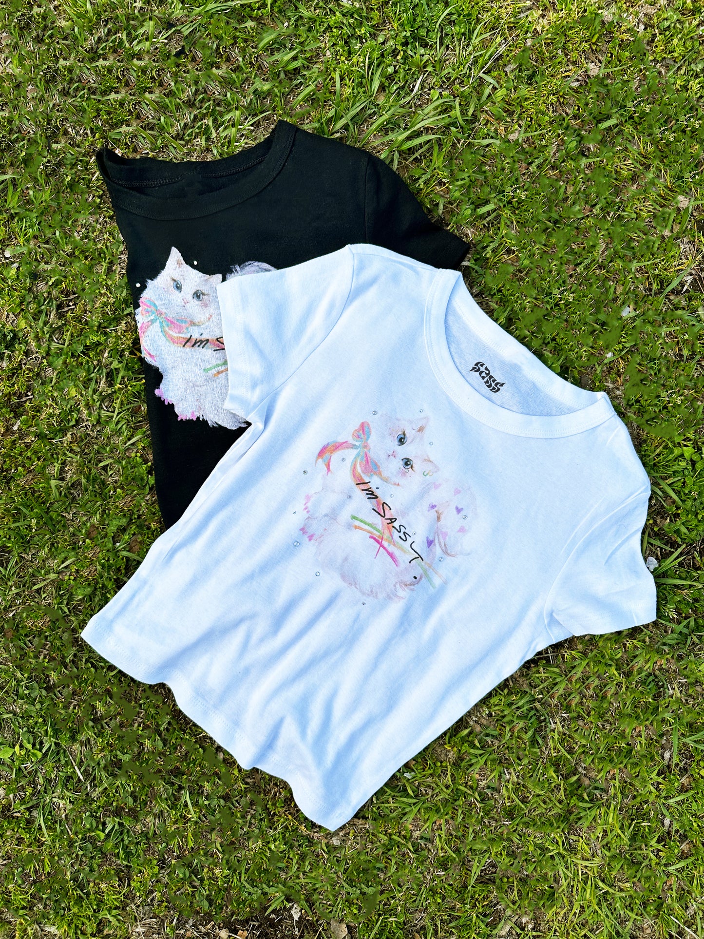 Sparkly Sassy Cat S/S Tee