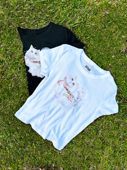 Sparkly Sassy Cat S/S Tee